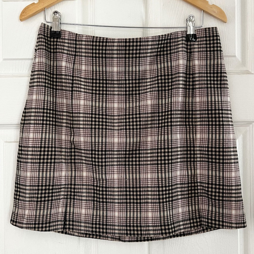 Plaid Mini Skirt